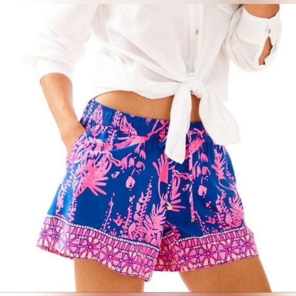Lilly Pulitzer Pants - Lilly Pulitzer Night Claw Katia Shorts Size Small